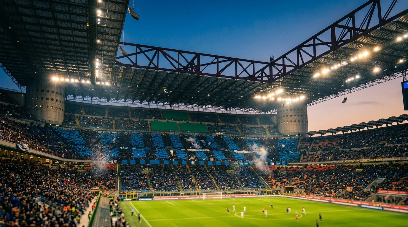 Inter Milan joukkue San Siro stadionilla