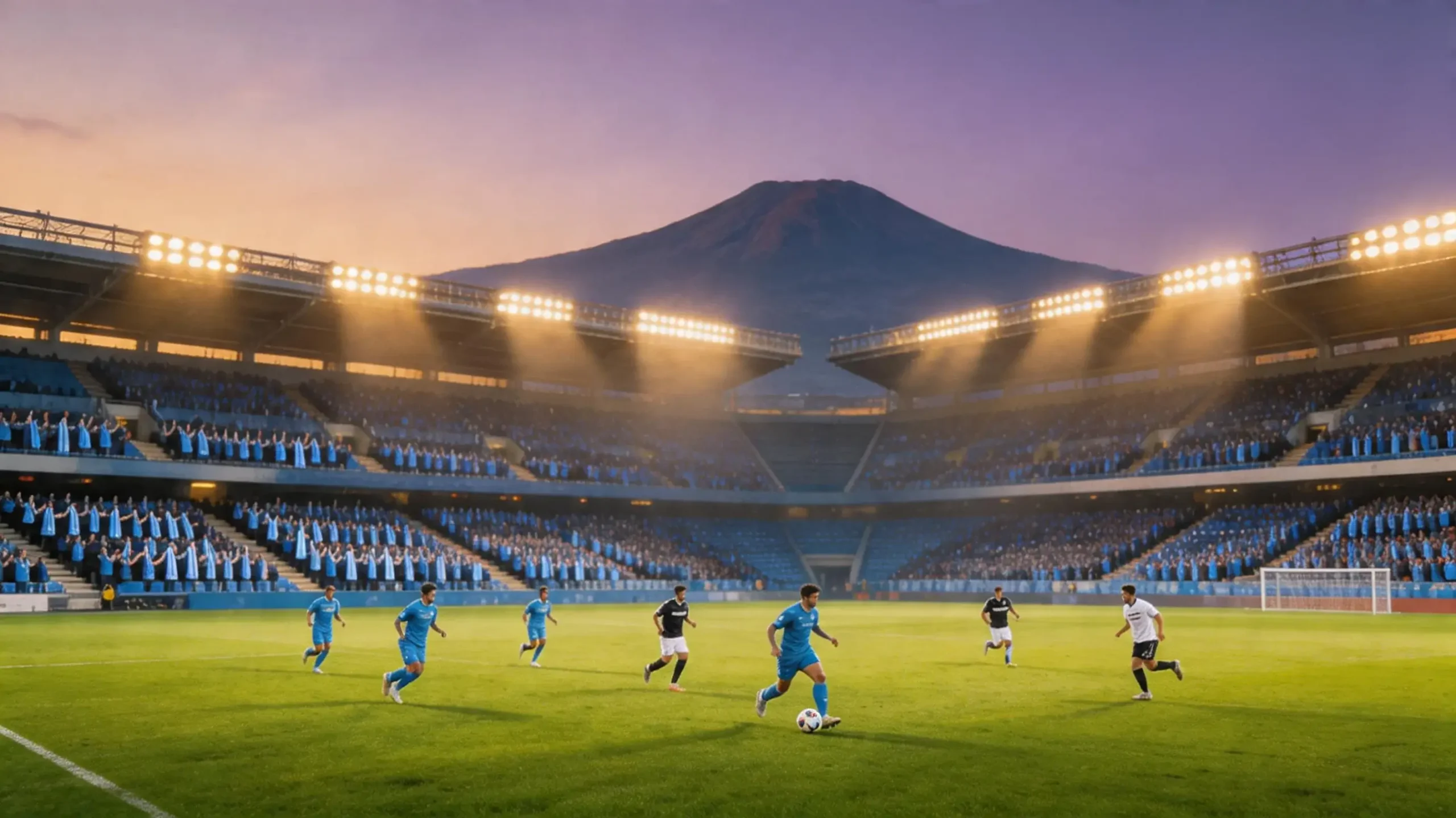 Napoli joukkue Diego Maradona stadionilla