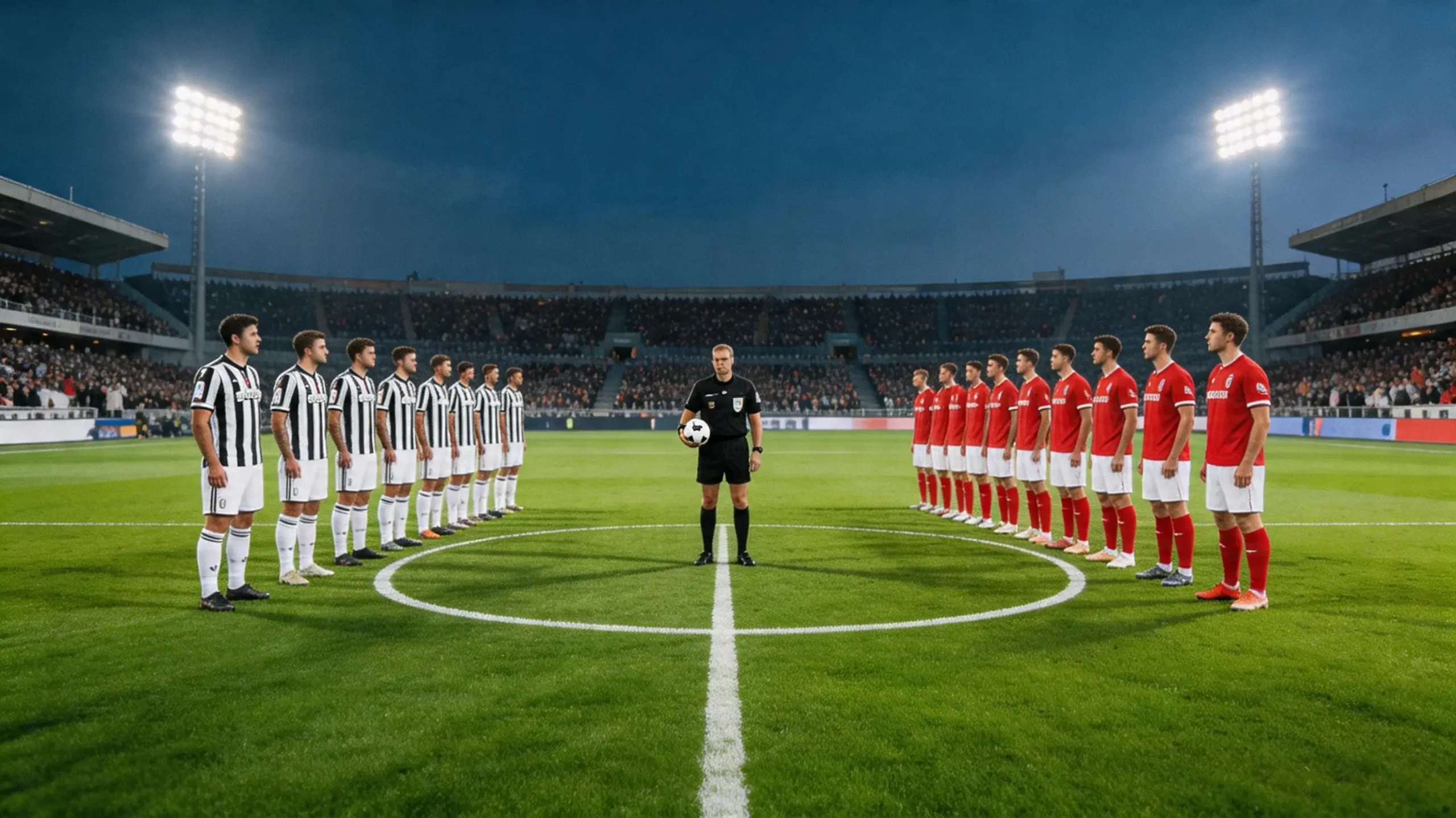 Serie A jalkapallo-ottelu tasoitusveto